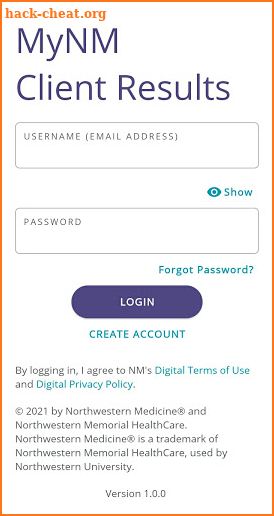 MyNM Client Results by Northwestern Medicine screenshot