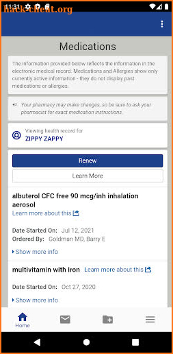 MyNuvanceHealth/Green screenshot