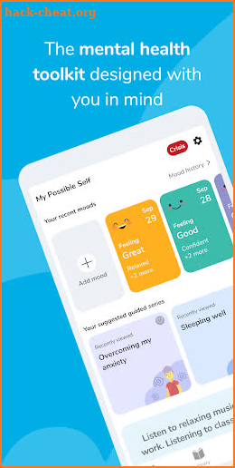 ‎MyPossibleSelf: Mental Health screenshot