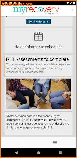 MyRecoveryCompass screenshot