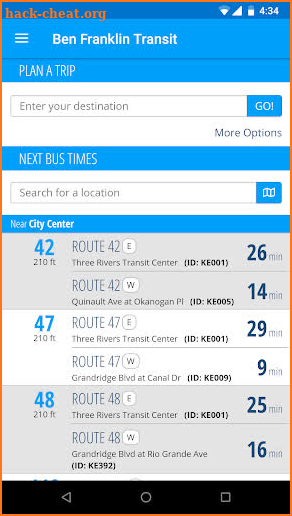 MyRide: Ben Franklin Transit screenshot