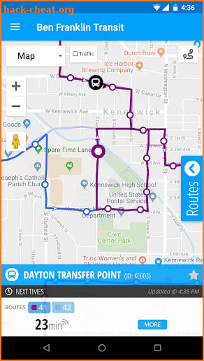 MyRide: Ben Franklin Transit screenshot