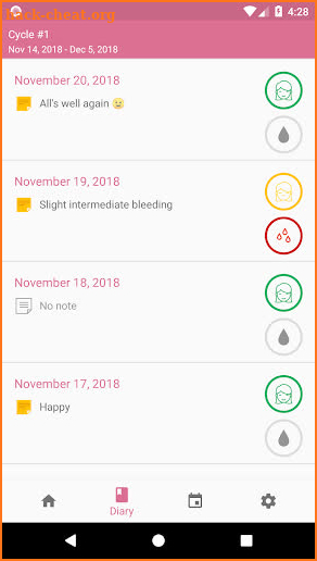 MyRing - Contraceptive ring screenshot