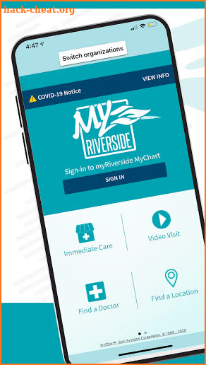 myRiverside screenshot