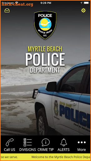 Myrtle Beach Police Department screenshot