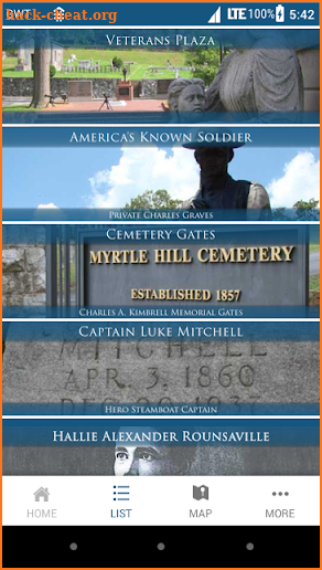 Myrtle Hill Cemetery screenshot