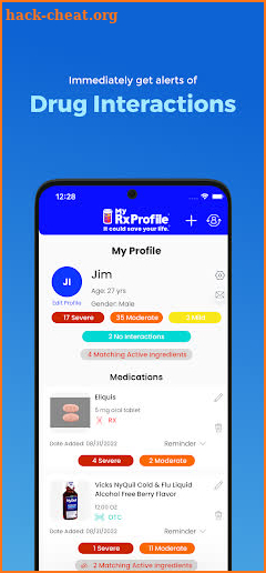 MyRxProfile screenshot