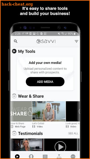 mySavviHub screenshot