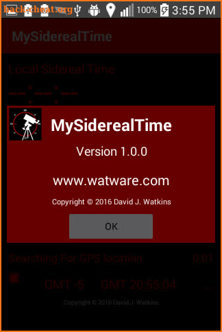 MySiderealTime screenshot