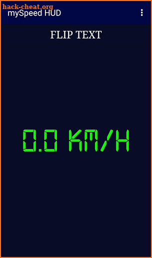 mySpeed HUD screenshot