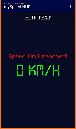 mySpeed HUD screenshot