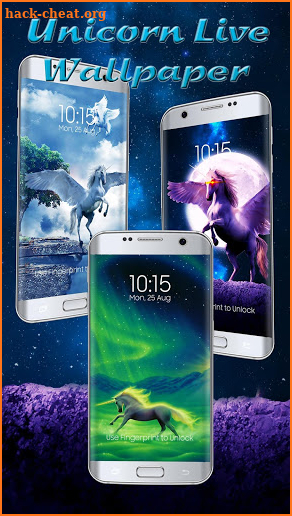 Mysterious Unicorn APUS Live Wallpaper screenshot