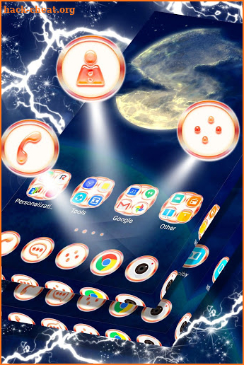 Mystical Moon Launcher Theme screenshot