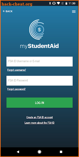 myStudentAid screenshot