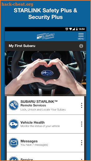 MySubaru screenshot