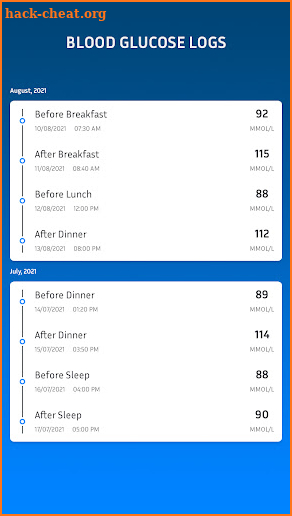 MySugar: Track Blood Sugar screenshot