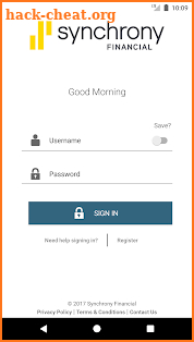 MySynchrony screenshot