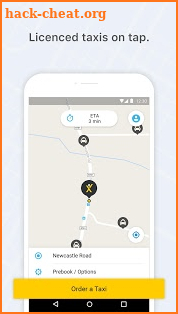 mytaxi – Fast & Secure Taxi Booking App screenshot