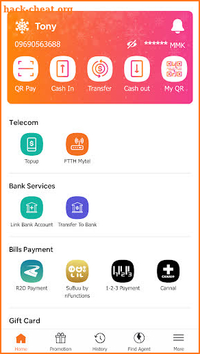 MytelPay screenshot