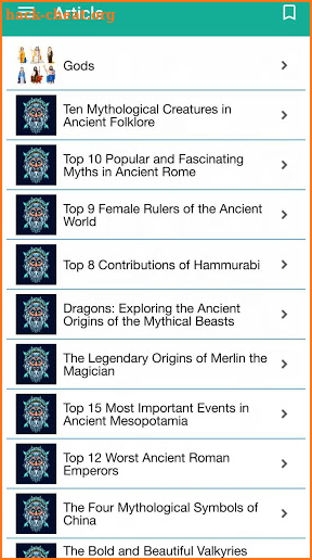 Mythology Free: Greek Gods & Ancient Greek History screenshot