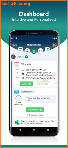 MyTowerHealth screenshot