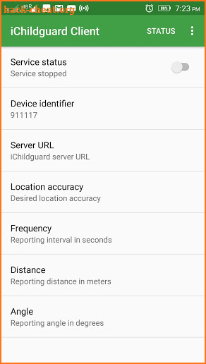 myTracker screenshot