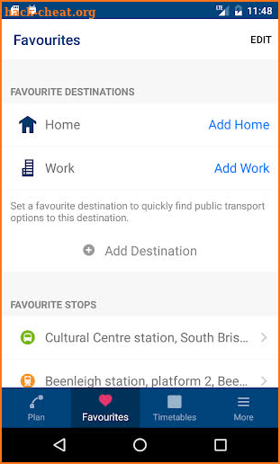 MyTransLink screenshot