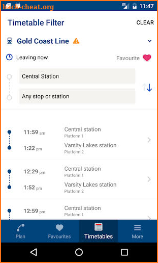 MyTransLink screenshot