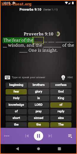 MyVerses screenshot