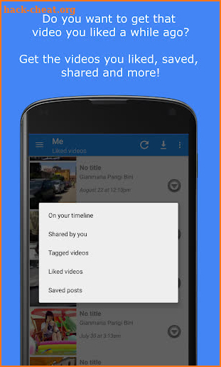 MyVideoDownloader for Facebook: download videos! screenshot