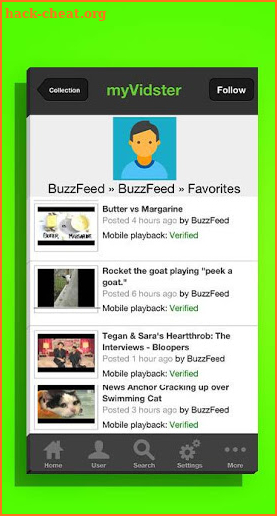 MyVidster - collect the videos you love Advice screenshot