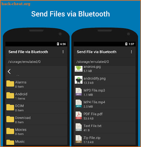 myWear File Explorer screenshot