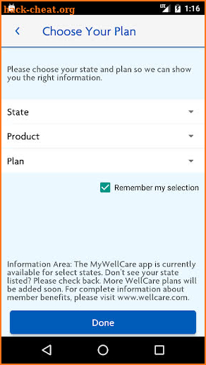 MyWellCare screenshot