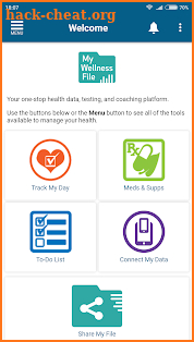 MyWellnessFile screenshot