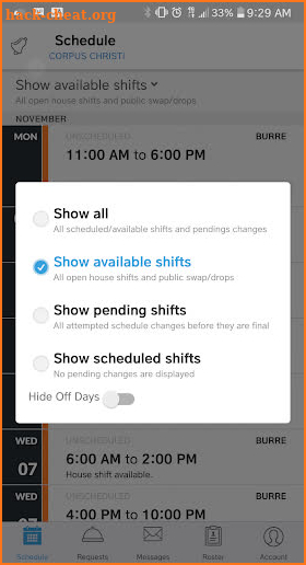 myWorkforce screenshot