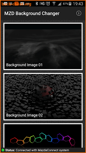 MZD Background Changer DEMO screenshot