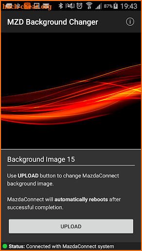 MZD Background Changer DEMO screenshot