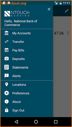 N Touch Banking screenshot