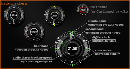 N2_Theme for Car Launcher app screenshot