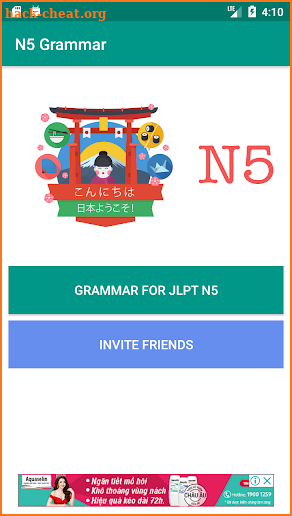 N5 Grammar JLPT screenshot