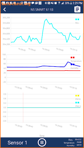 N5 Smart Sensor App screenshot