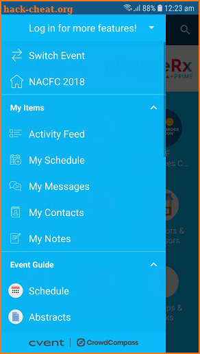 NACFC 2018 screenshot