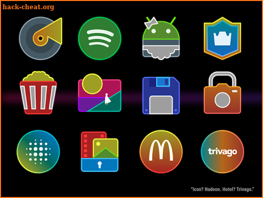 Nadeon - A Neon Icon Pack screenshot