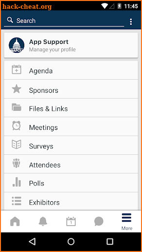 NAFCU Events screenshot