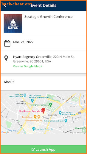 NAFCU Events screenshot