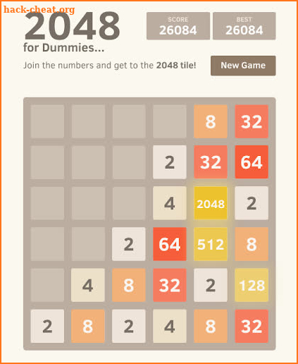 Naija 2048 Game (4x4, 5x5, 6x6, 7x7, 8x8) screenshot