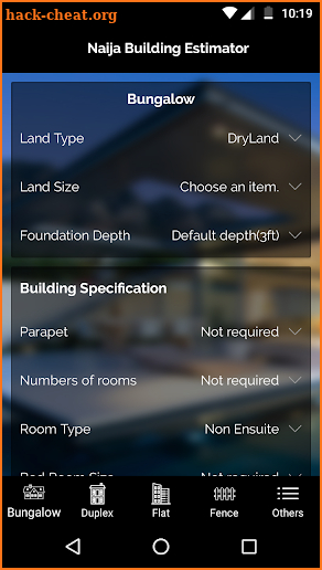 Naija Building Estimator screenshot