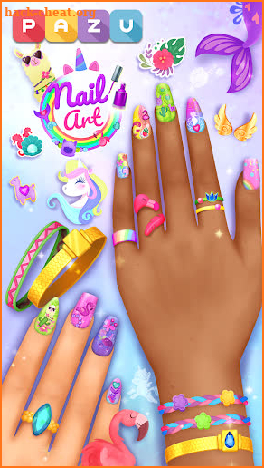 Nail Art Salon - Manicure & jewelry games for kids screenshot