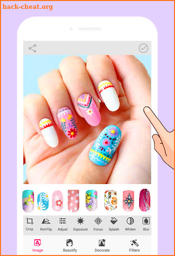 Nail Photo Editor screenshot