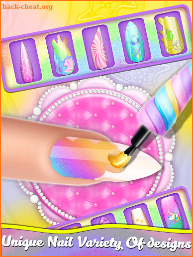 Nail Salon Unicorn Fashion Art screenshot